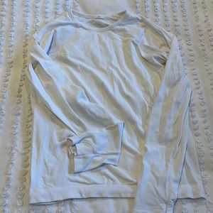Athleta Momentum Seamless Long-Sleeve Top in White